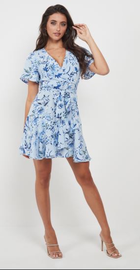 Angel eye Stella Dress blue