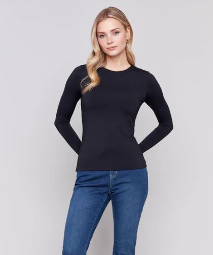 Charlie B Long Sleeve Stretch top