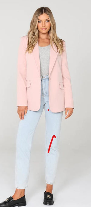 Madison the Label Audrey Blazer Dusty Lilac (PinK)