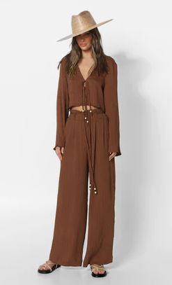 Lost in Lunar Zana Top Cacao