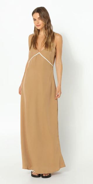 Madison the Label Larrissa Dress Tan