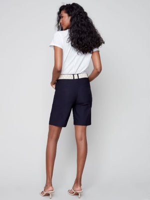 Charlie B Belted Pull On Shorts