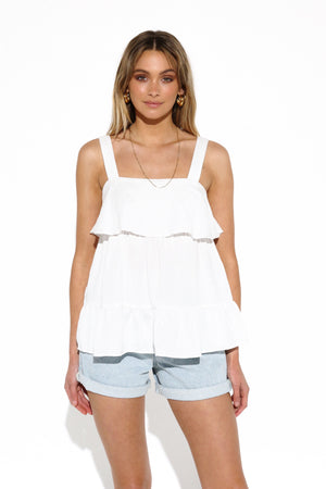 Madison the label Casey Top white